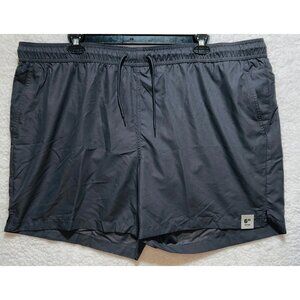 George Mens Swim Shorts Charcoal Gray 3XL (48-50) Above The Knee